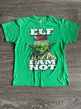 Star Wars Green Crewneck Graphic T‑Shirt